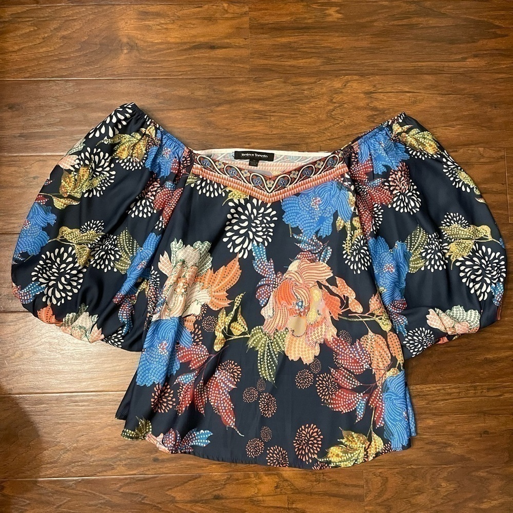 Jealous Tomato Floral Blouse Size M
